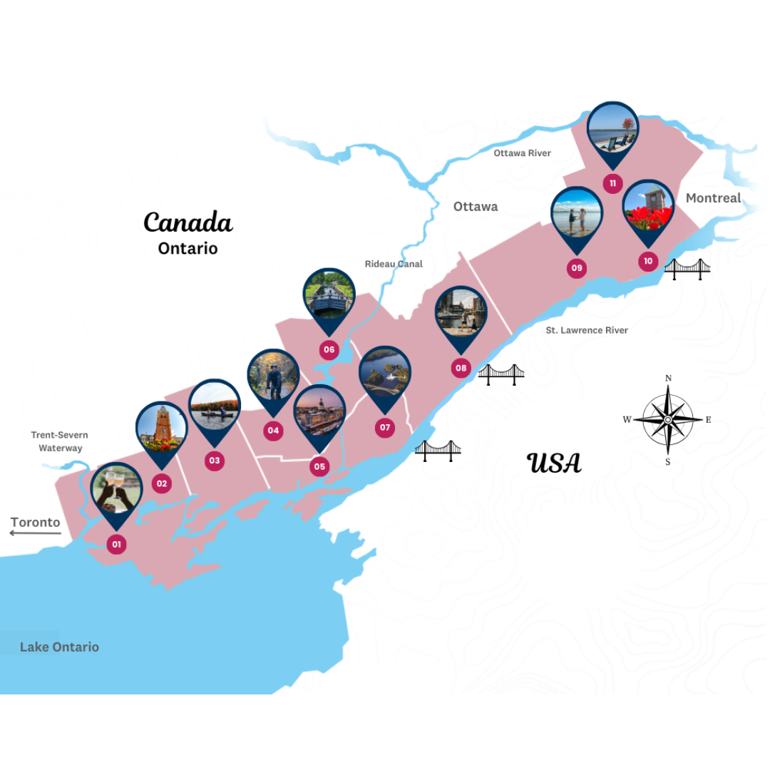 RTO9 Destinations Map
