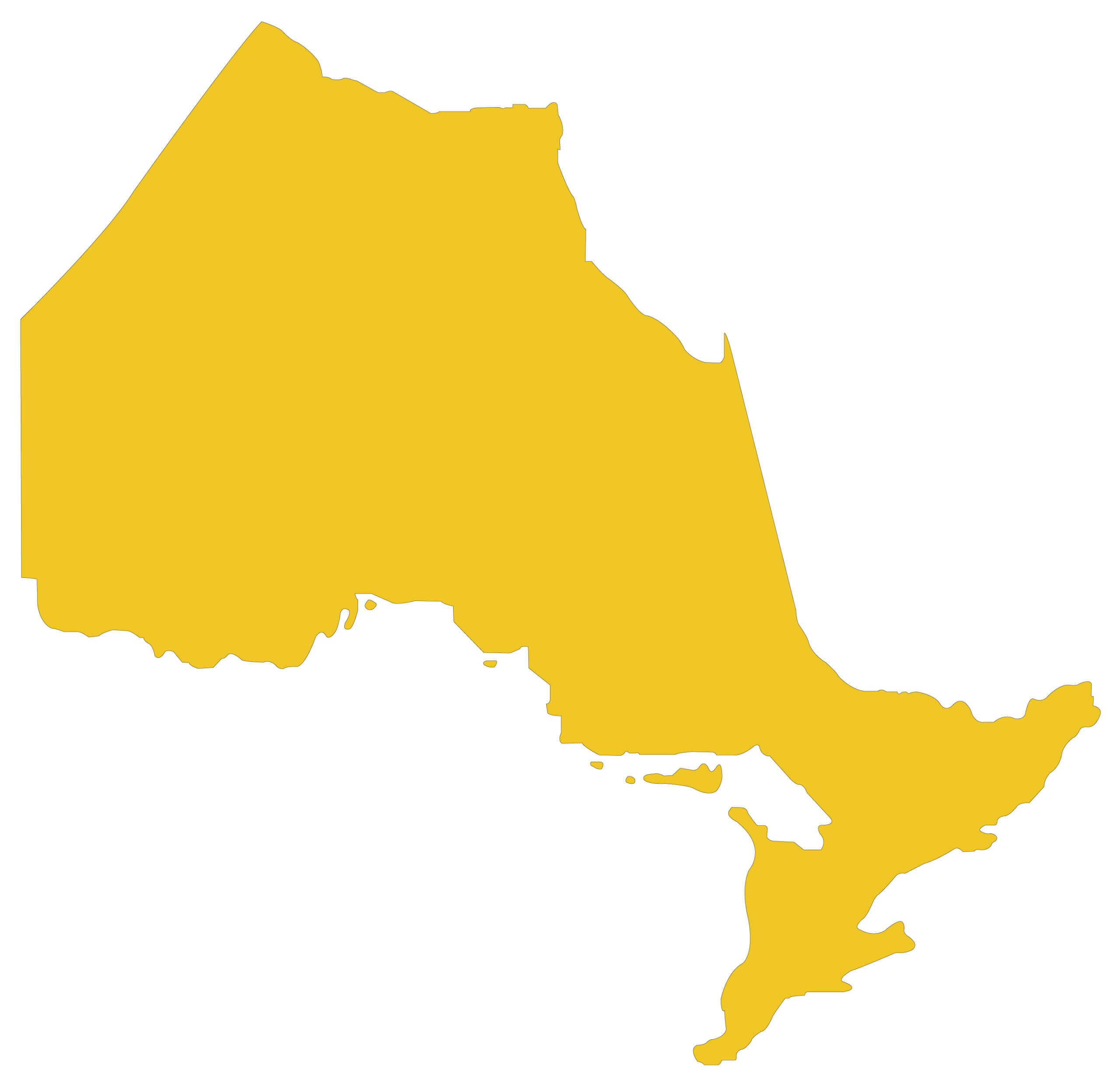 Ontario map