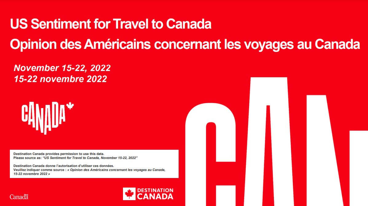 US Sentiment for Travel to Canada Image