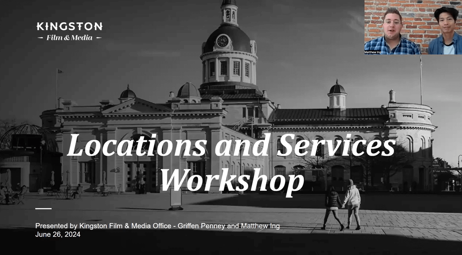 Kingston Film Office Workshop June 24